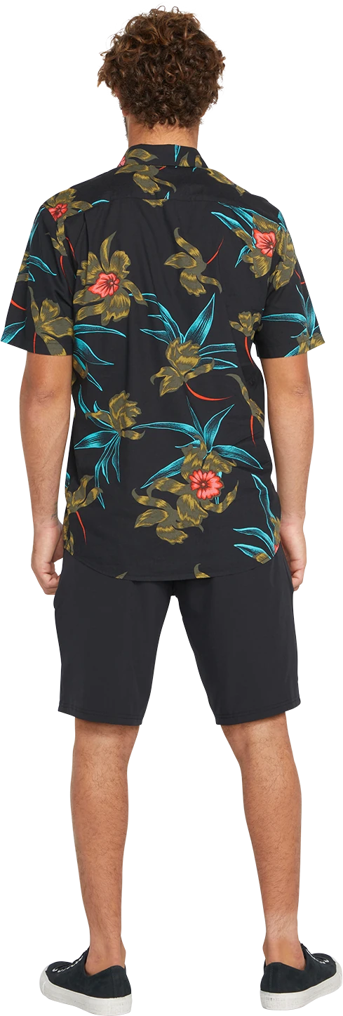 Volcom Frickin Cross Shred 20 hybrid short hombre detail 2 | Black