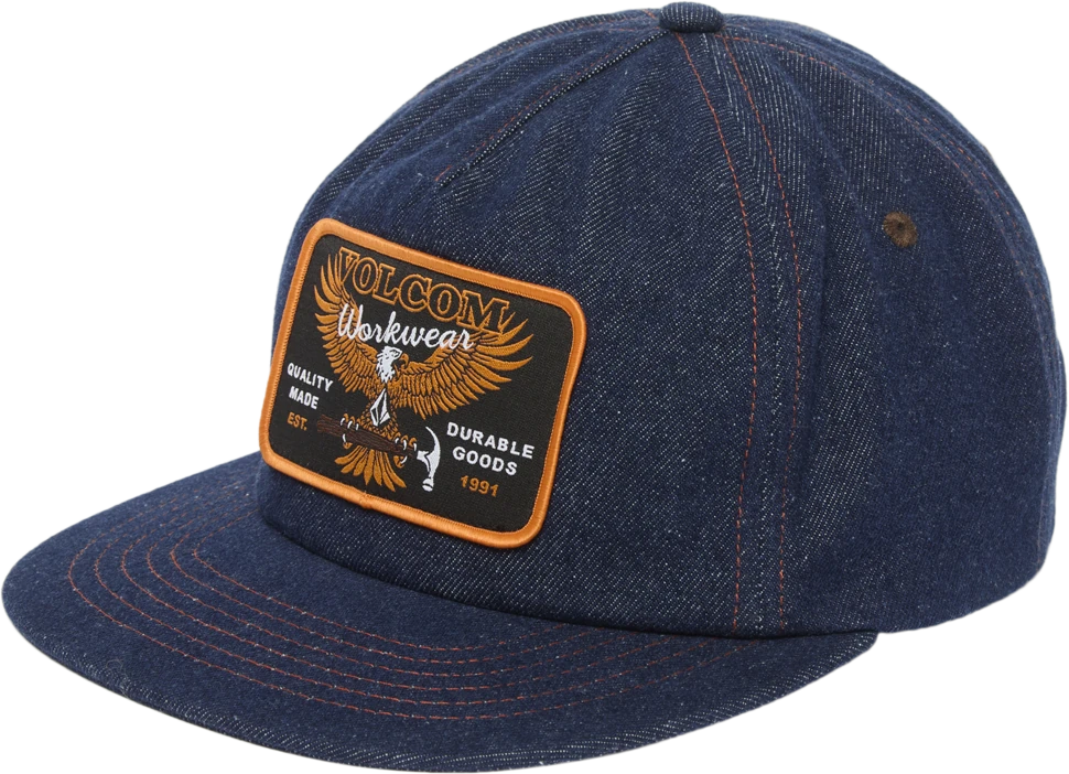 Volcom HAMMERED WORKWEAR gorra hombre | Dust Bowl Indigo