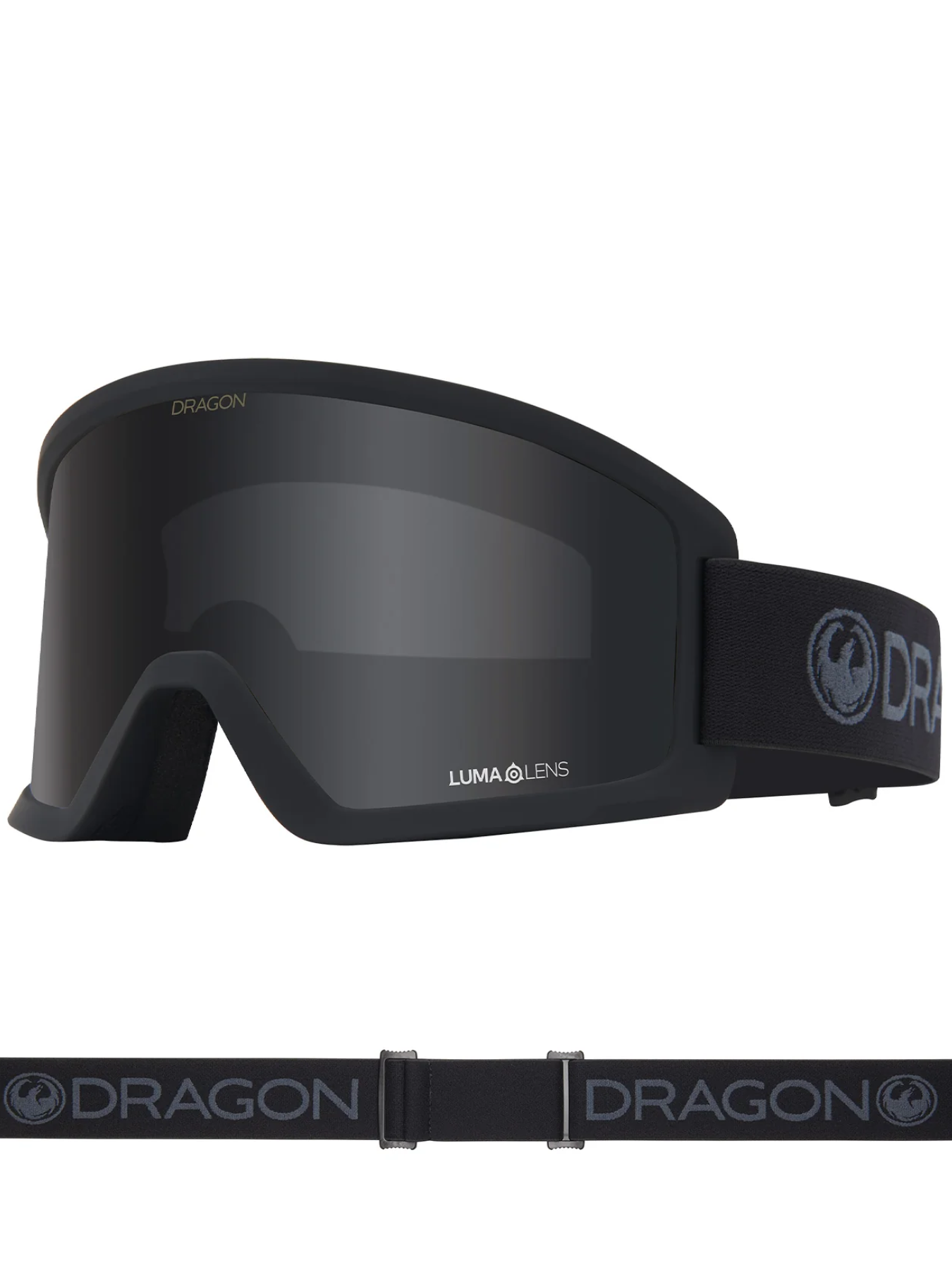 Óculos Dragon DX3 L OTG Blizzard - Lente Blackout Lumalens Dark Smoke