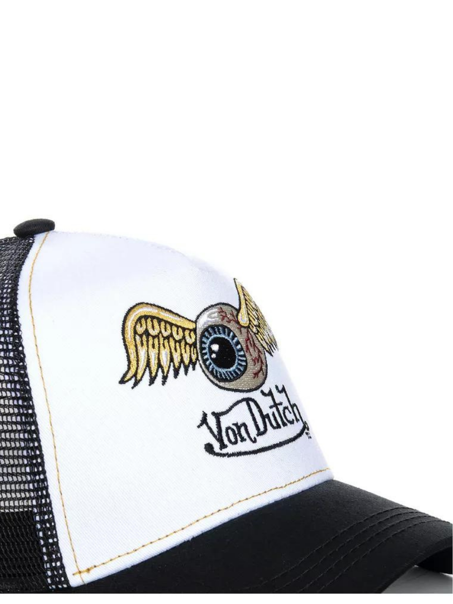 Cappellino da camionista Von Dutch Art - Bianco