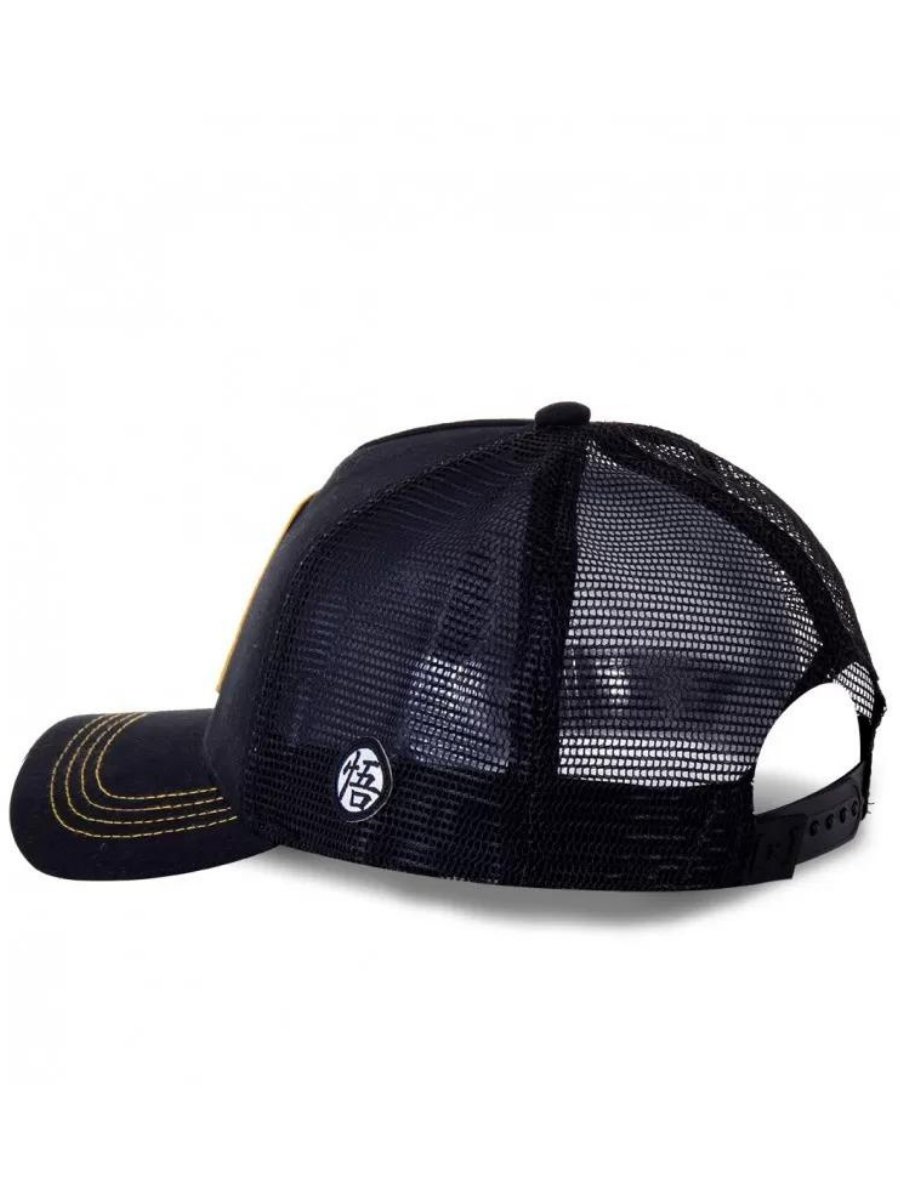 Casquette Trucker Capslab x Dragon Ball Z (Goku Saiyen) - Noir