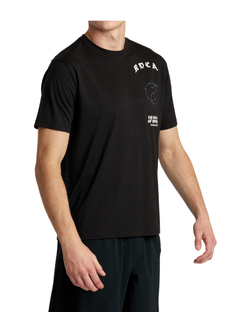 Camiseta RVCA VA Barb - Preto