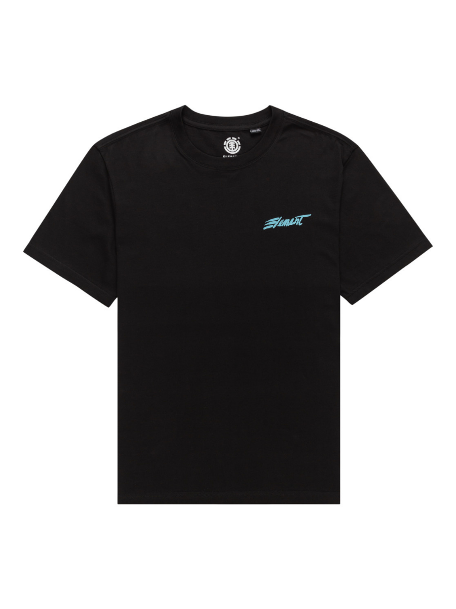 Element Skateboards Camiseta de manga curta Horizon - Flint Black