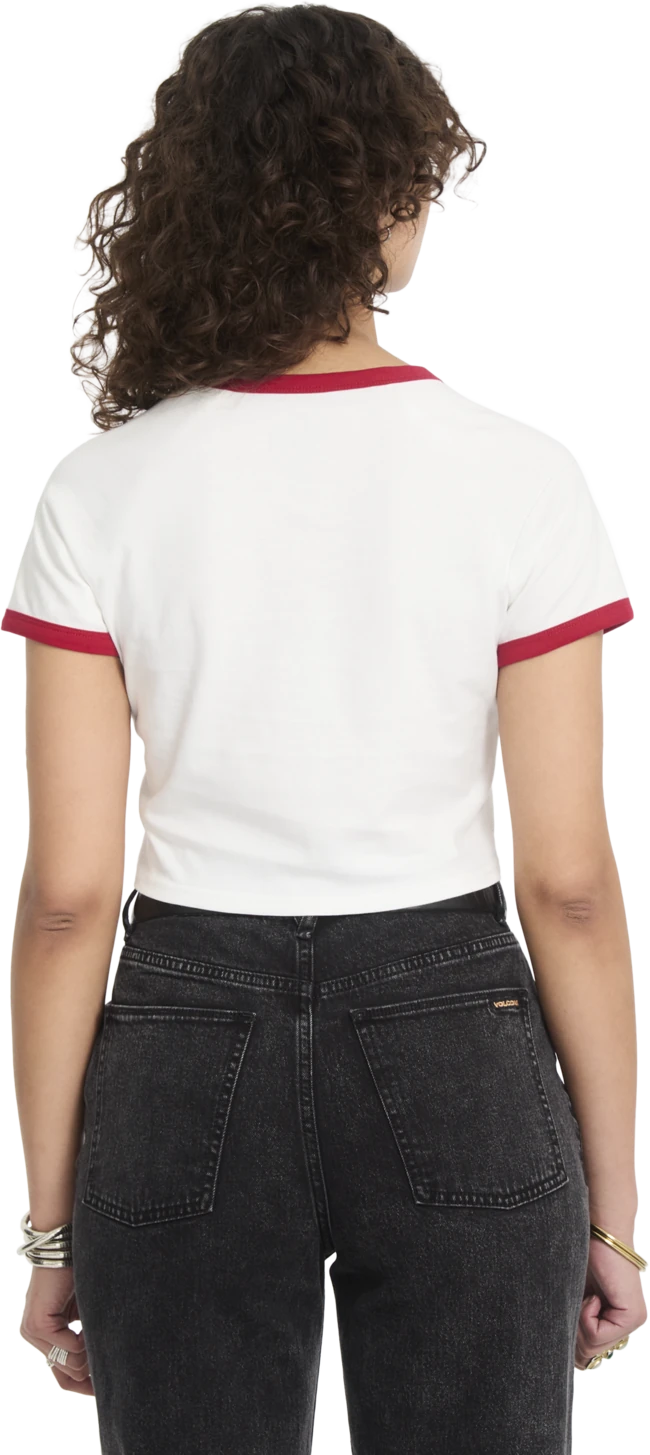 Volcom FA MICKEY MASON TEE camiseta manga corta mujer detail 1 | Off White