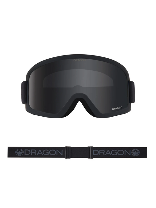 DRAGON - Dragon Unisex DX3 L ドラゴン　Blackout Frame Dragon DX3 L OTG Blackout & Dark Smoke Snowboard Goggles