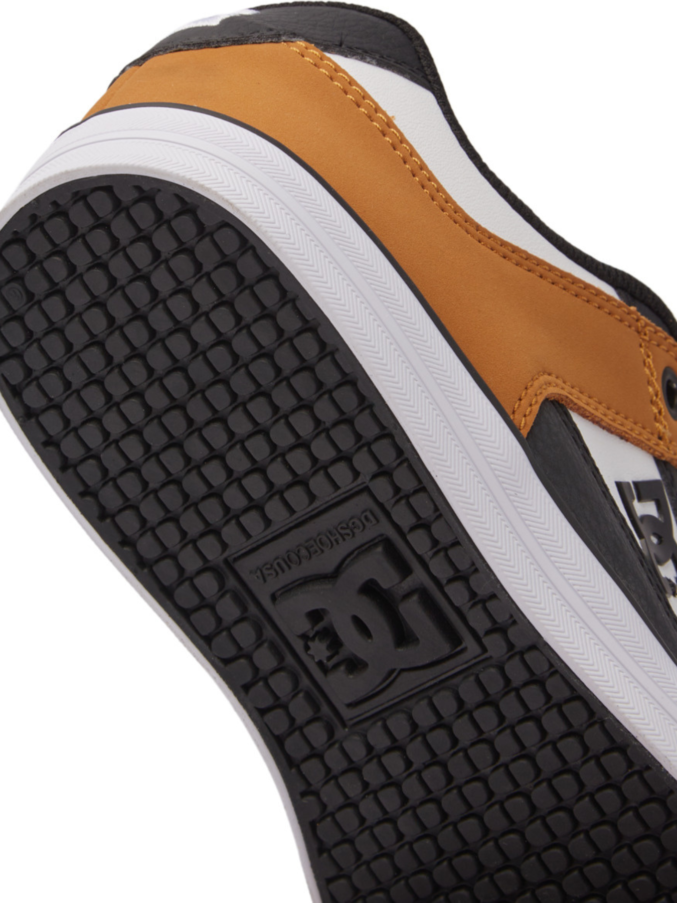 DC Shoes Pure Elastic Tênis infantil - Trigo/Branco