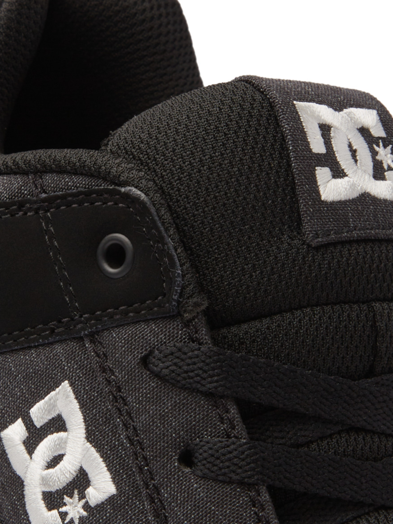 DC Shoes Pure Tênis - Preto/Branco/Battleship