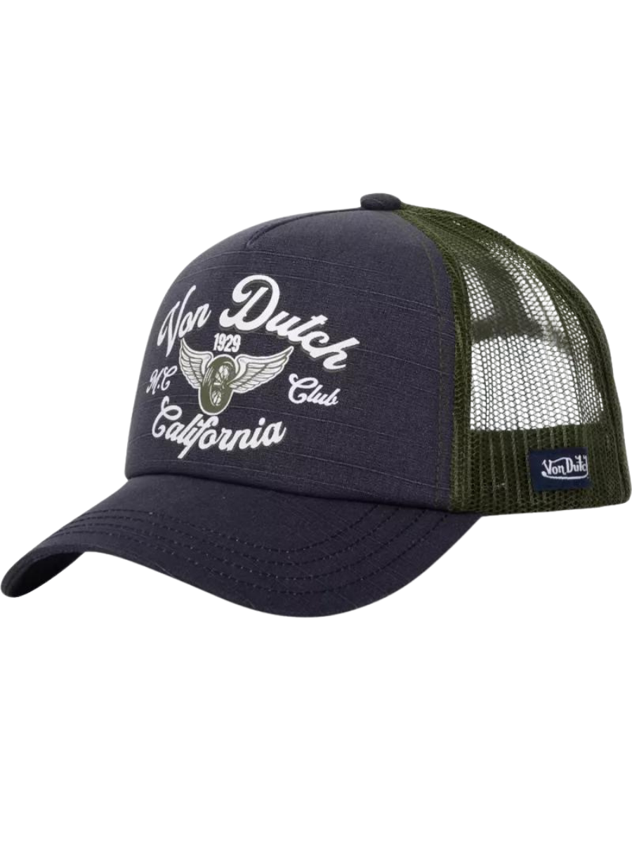 Von Dutch Crew 11 Trucker Cap - Grey/Blue