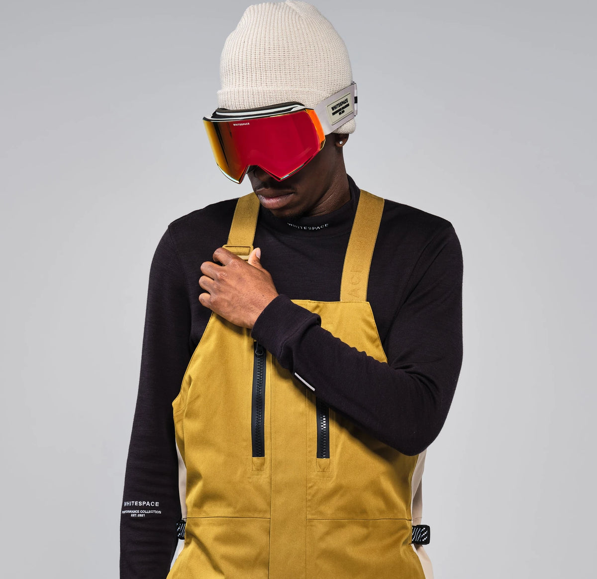 Whitespace 2L CARGO INSULATED BIB PANT pantalón hombre detail 3 | Khaki / Green Khaki