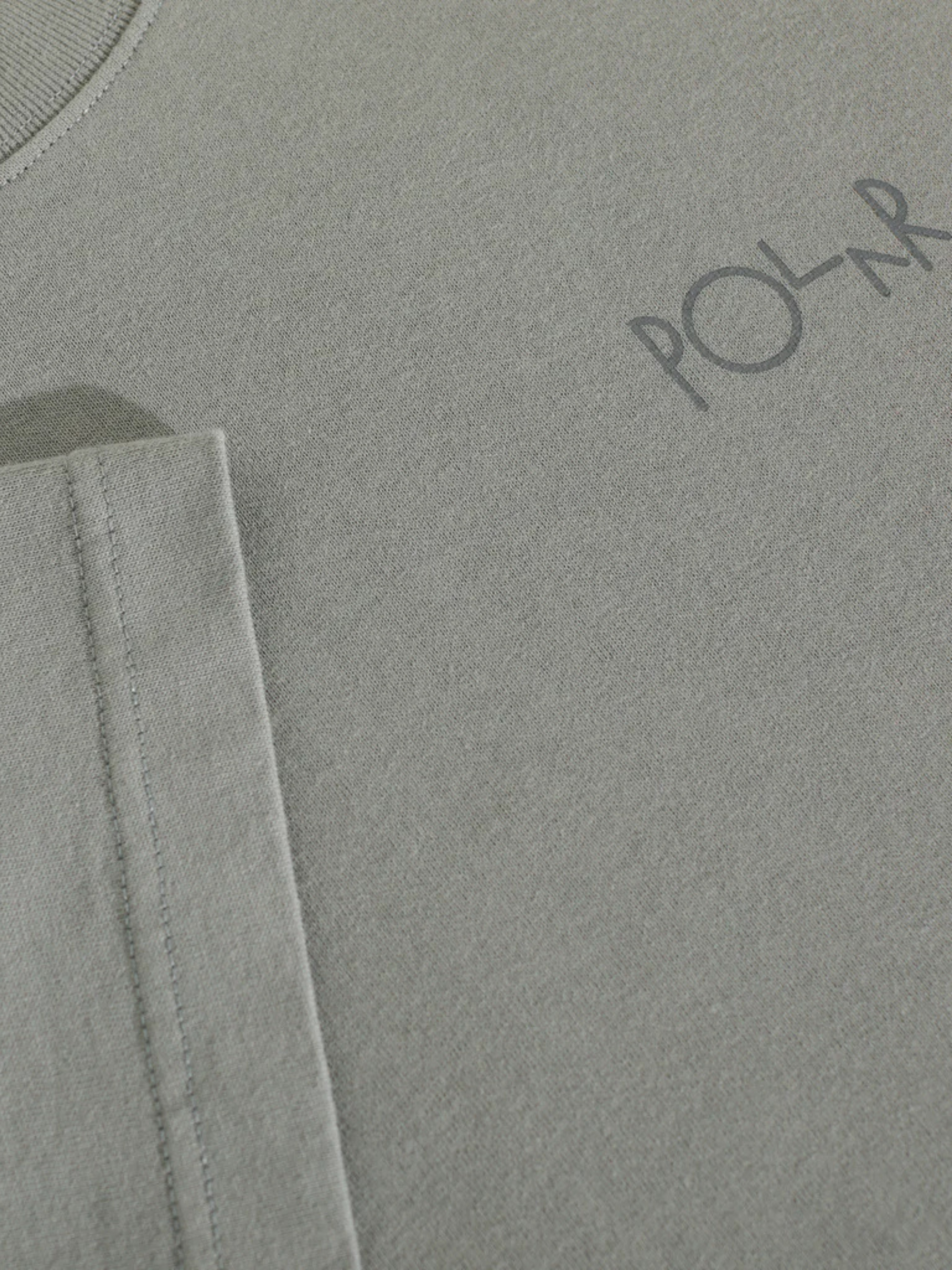 Camiseta Polar Skate Co Contrast - Stroke Logo | Grey
