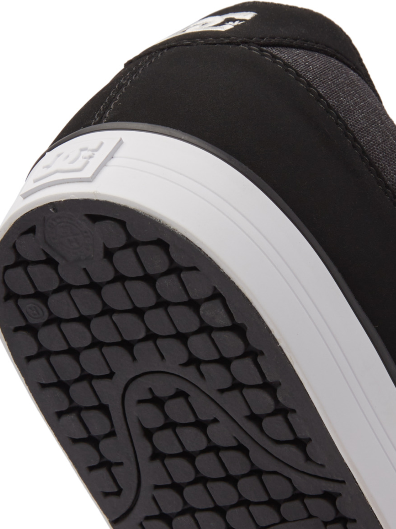 DC Shoes Pure Tênis - Preto/Branco/Battleship