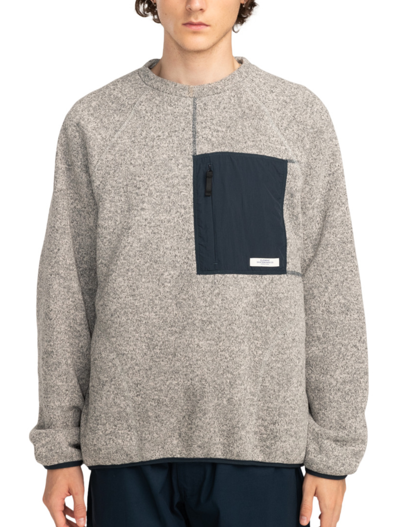 Sudadera Polartec Element Sahtu Crew - Stone Heather