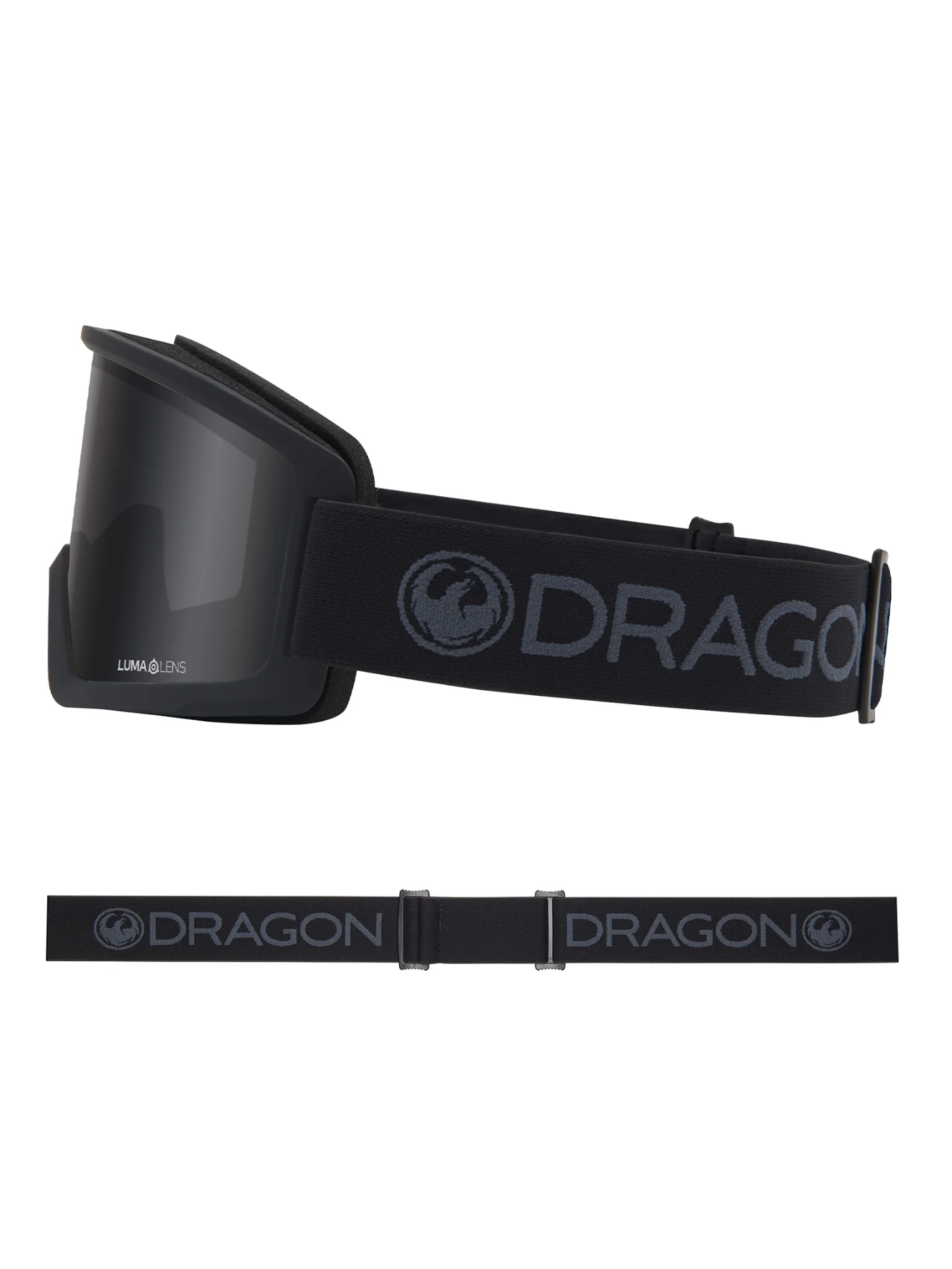 Gafas de ventisca Dragon DX3 L OTG - Blackout Lumalens Dark Smoke Lens