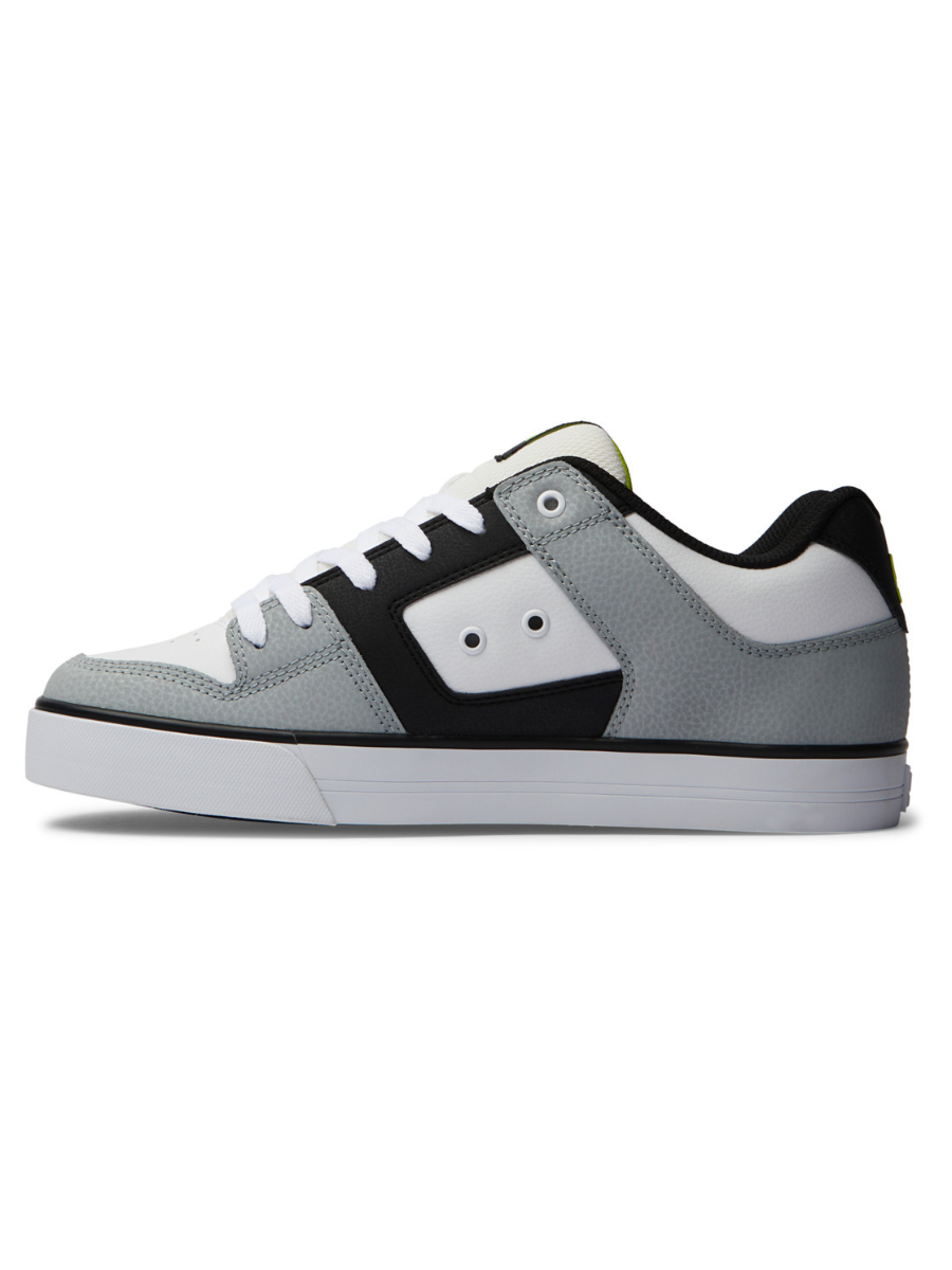 DC Shoes Tênis de skate Pure - Branco/Limão