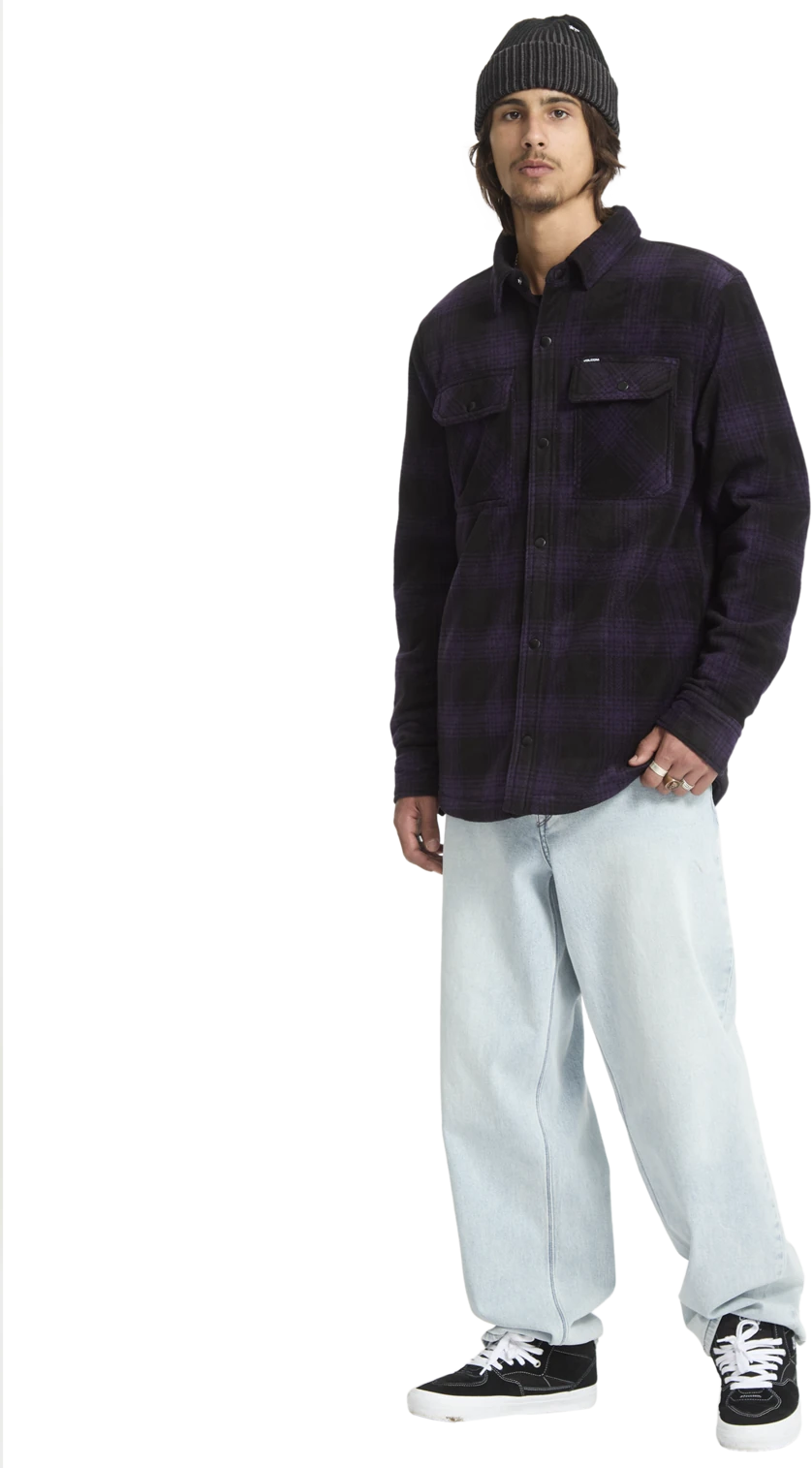 Volcom Bowered sudadera hombre detail 6 | Dark Purple