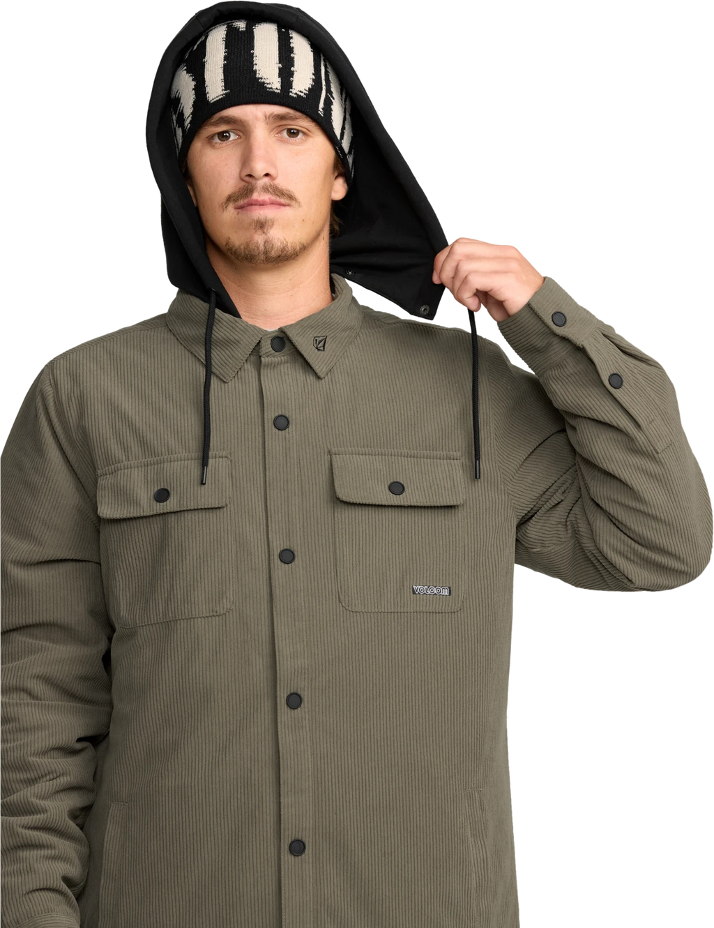 Volcom KENSON INS FLANNEL chaquetas y abrigos hombre detail 4 | Military