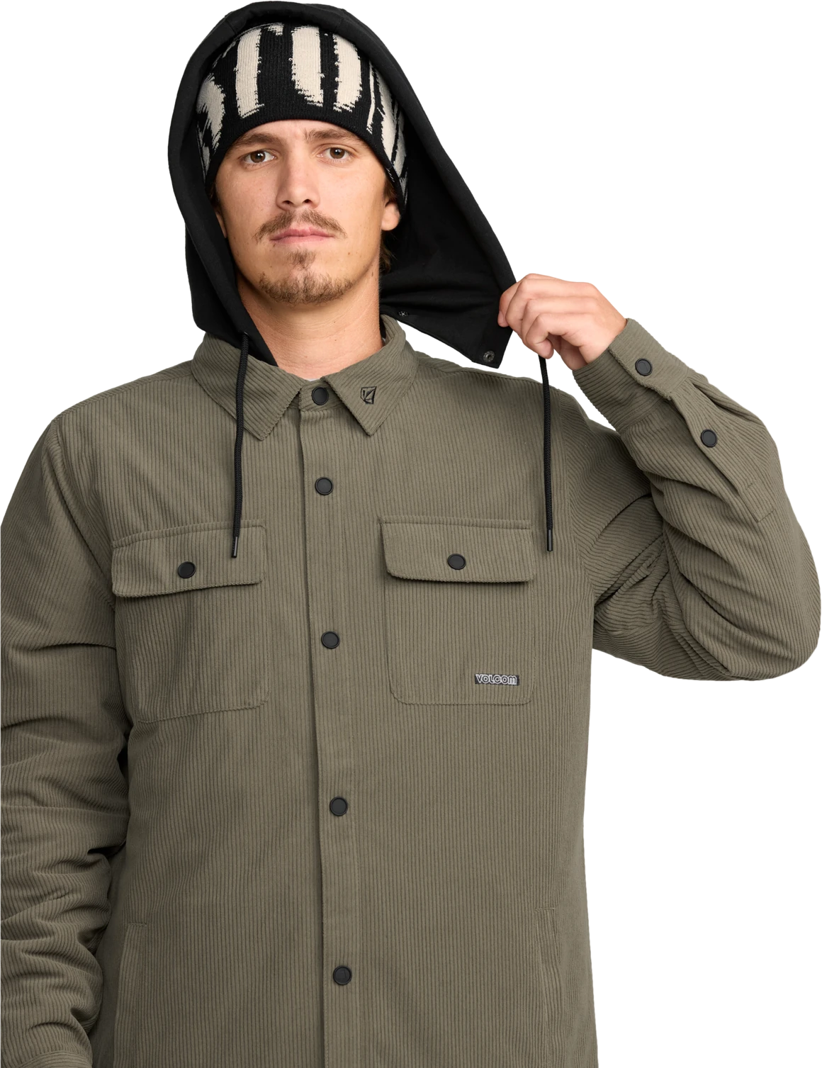 Volcom KENSON INS FLANNEL chaquetas y abrigos hombre detail 4 | Military