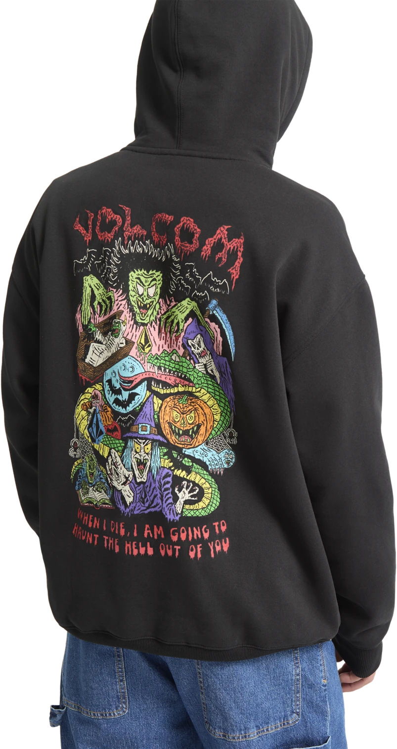 Volcom FA JJ Villard sudadera con capucha hombre detail 5 | Black