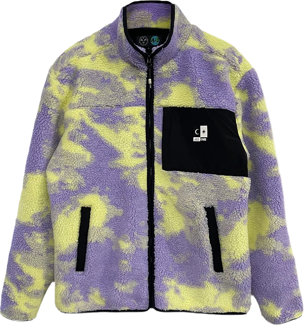 All One JACKET POLAR FLEECE chaquetas y abrigos hombre | Camo Purp
