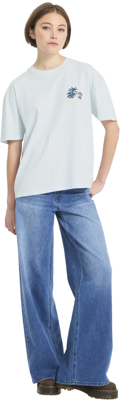 Volcom FA BRUNO LUCAS 2 TEE camiseta manga corta mujer detail 5 | LIGHT BLUE ACID