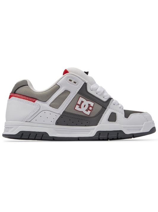 Footwear | DC Shoes Stag Sneakers - White/Grey/Grey