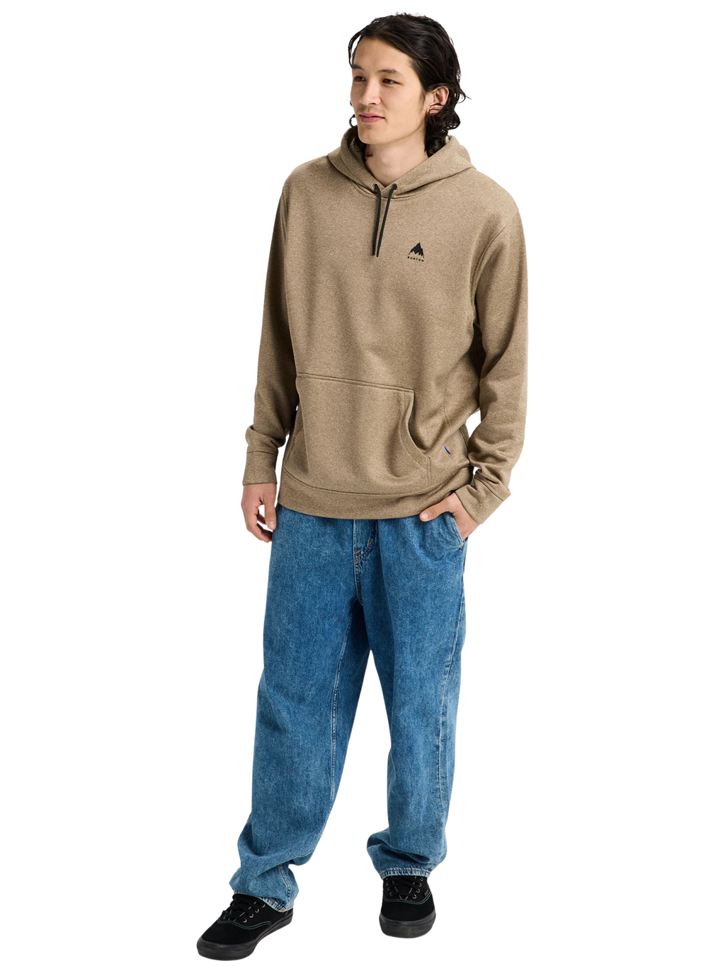 Men’s Burton Oak Pullover Hoodie | Summit Taupe Heather