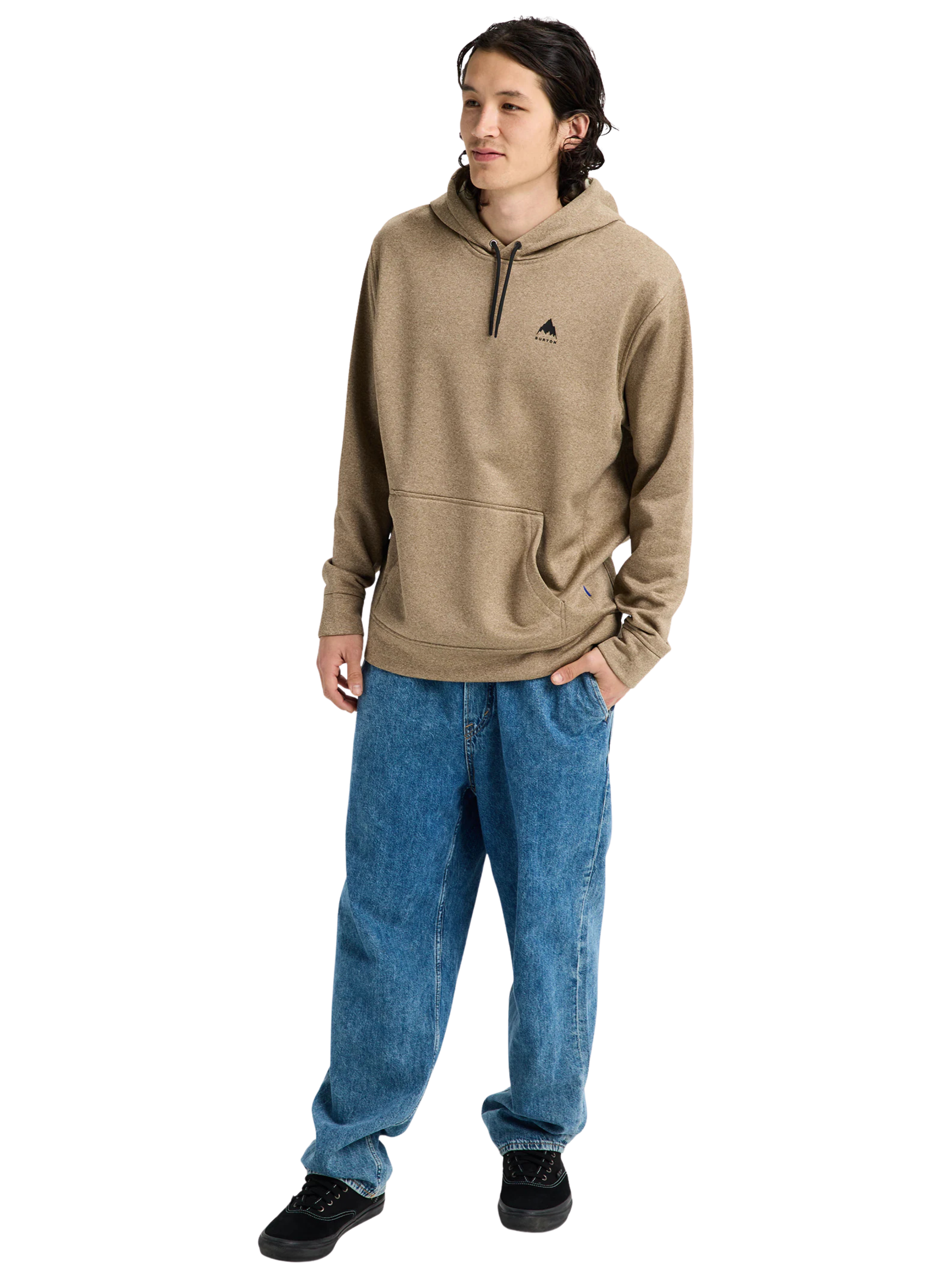 Men’s Burton Oak Pullover Hoodie | Summit Taupe Heather
