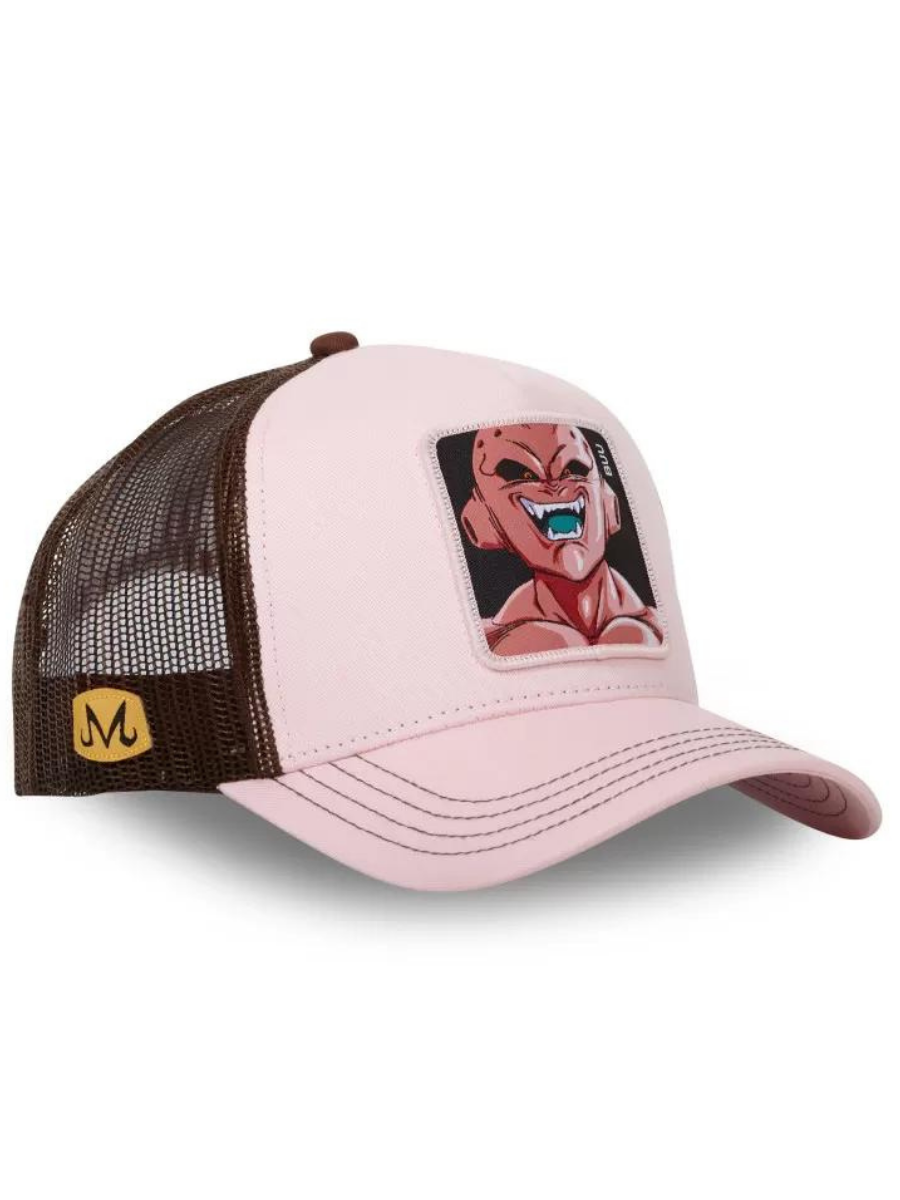 Capslab x Dragon Ball Z (BUU) Trucker Cap - Pink