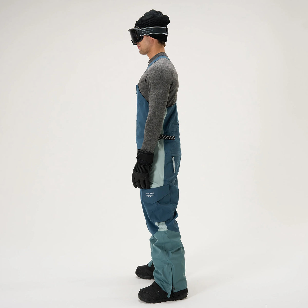 Whitespace 2L CARGO INSULATED BIB PANT pantalón hombre detail 2 | Slate / Orion / Ocean Blue