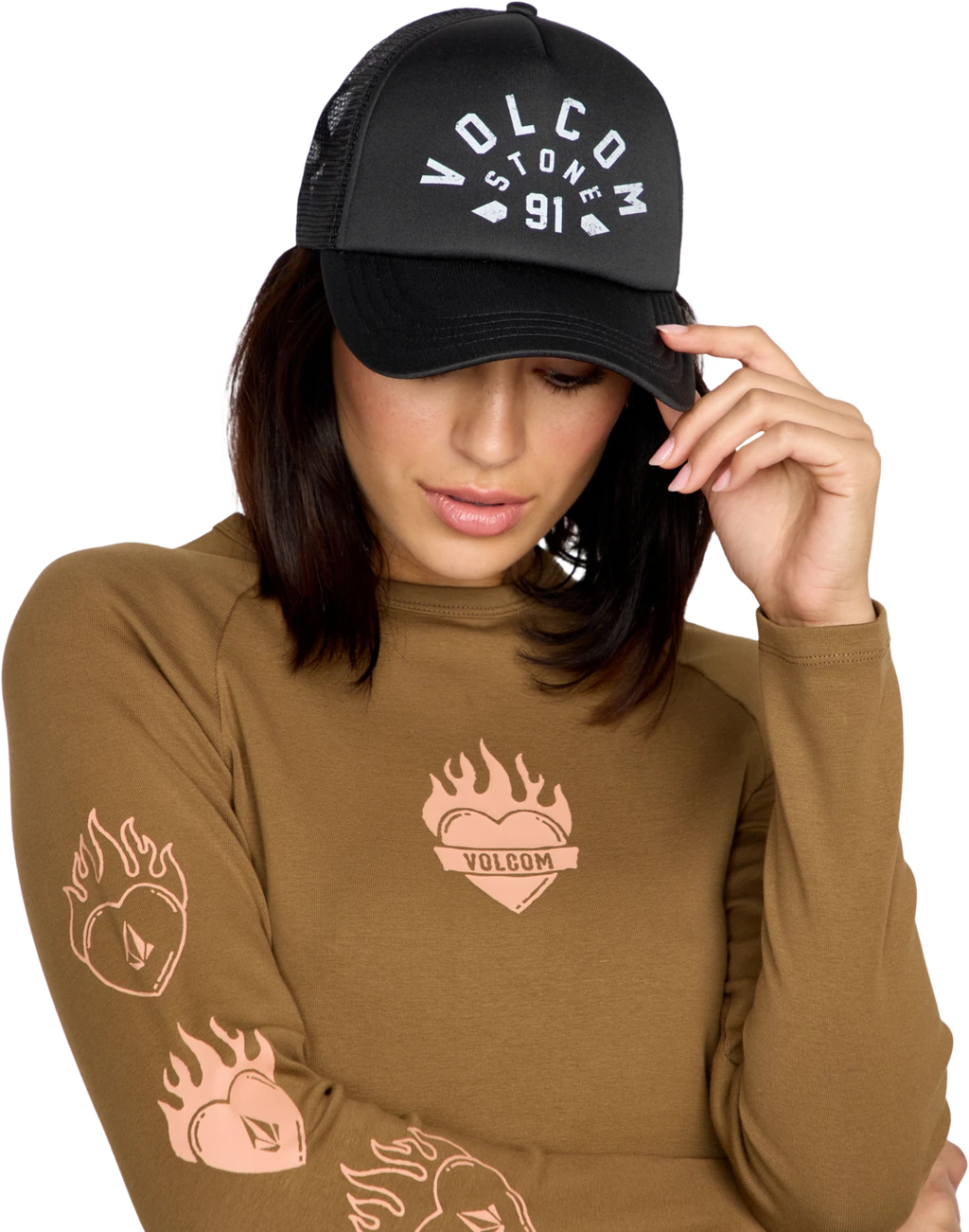 Volcom Into Paradise gorra mujer detail 4 | Vintage Black