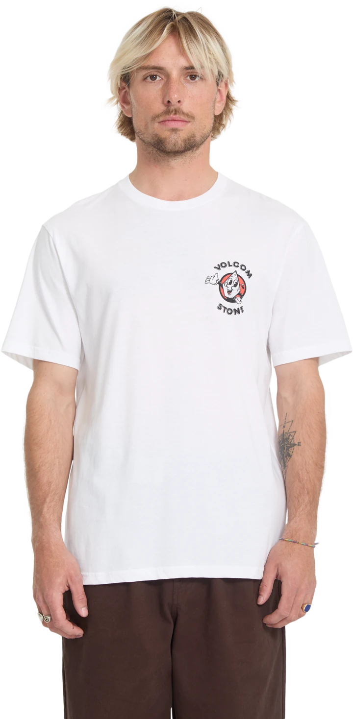 Volcom MISTE STONE BSC SST camiseta manga corta hombre | White