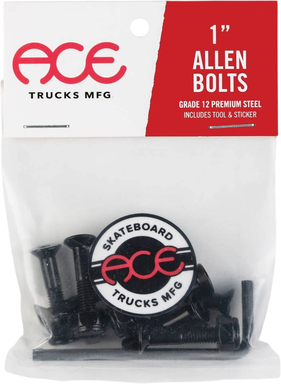 Ace Ace Bolts - Allen tornillos de skate | Silver