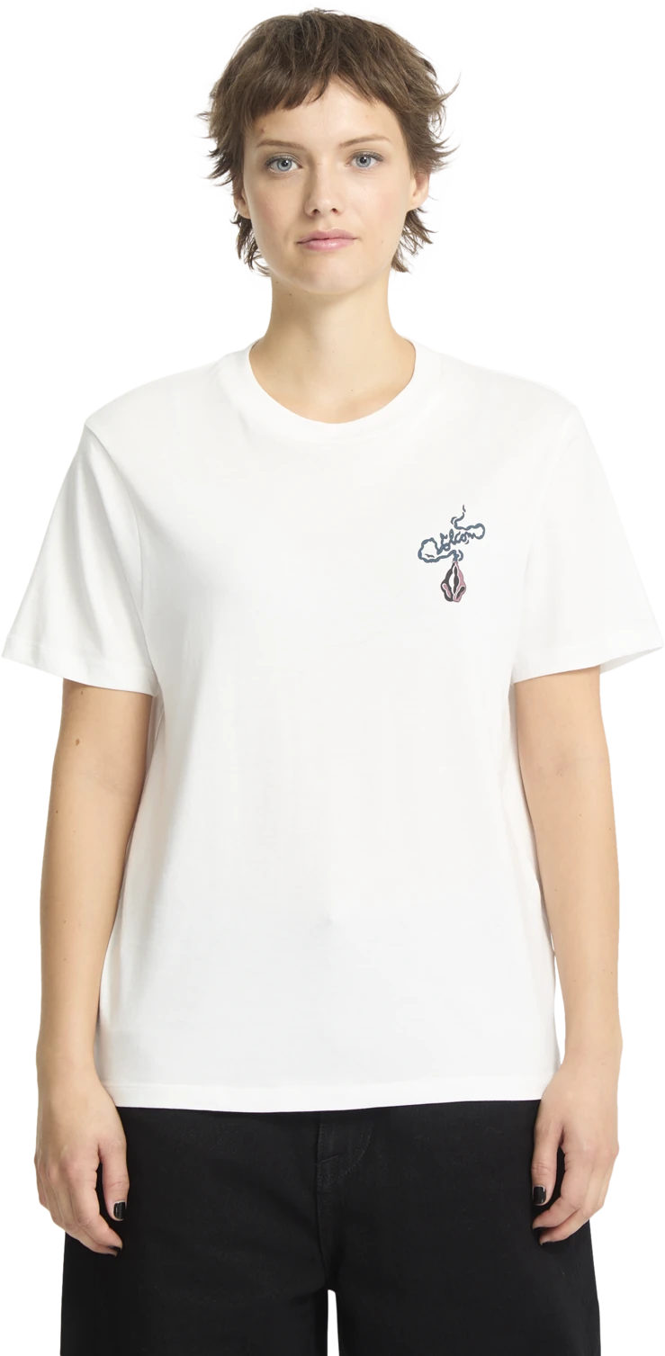 Volcom Radical Daze Up camiseta manga corta mujer | Star White