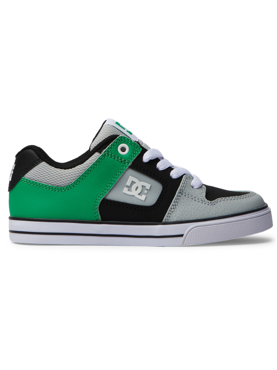 Zapatillas Skate DC Shoes Youth Pure - Black/Kelly Green