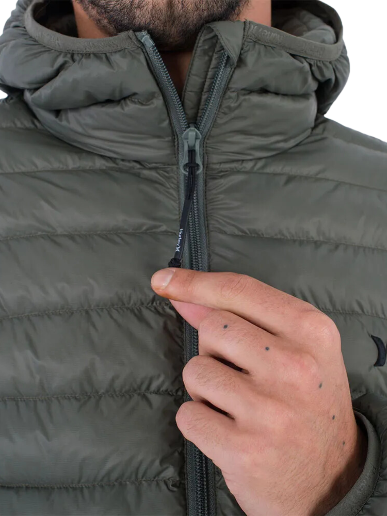 Chaqueta de plumas Hurley Campbell Puffer - Dark Olive | Best selling products | Chaquetas | Stock Roba | surfdevils.com