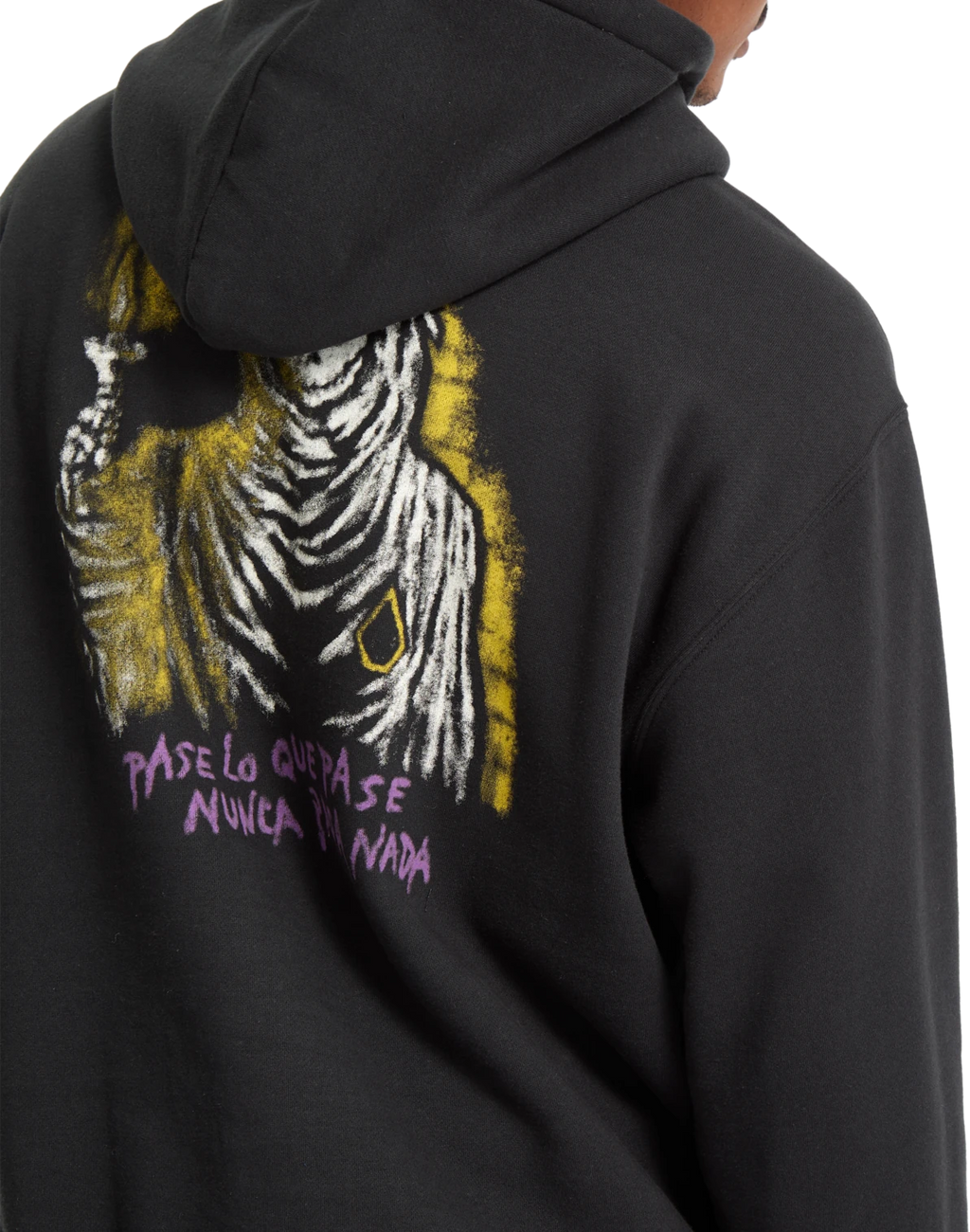 Volcom Nunca Passa sudadera con capucha hombre detail 4 | Antique Black