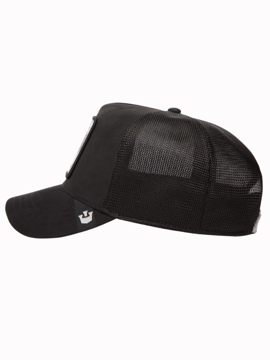 Goorin Bros The Wildleder Rooster Trucker Cap (Hahn) – Schwarz