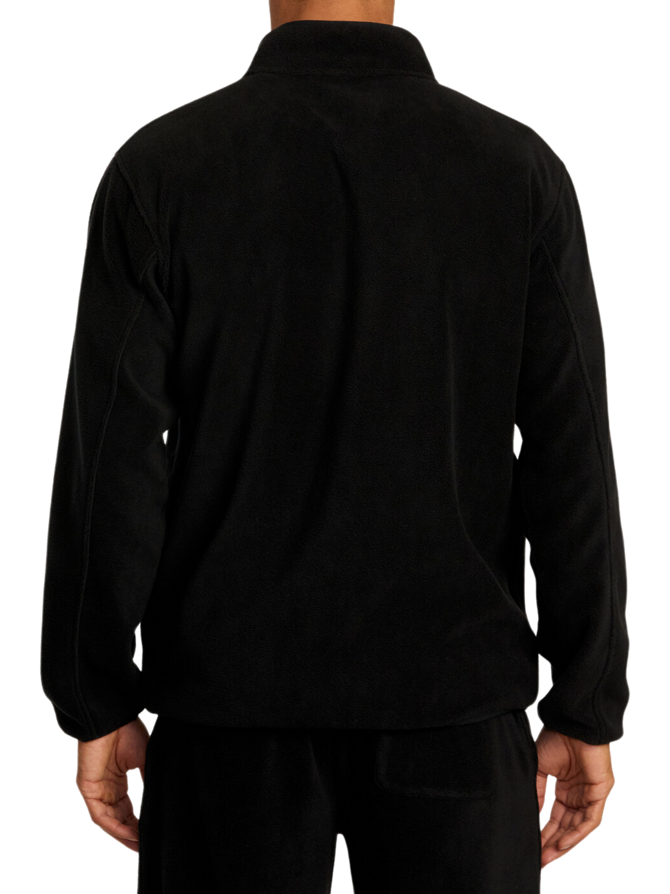 Forro de lã Rvca VA Essential - Preto | All sweatshirts | Collection_Zalando | Zip-up sweatshirts | surfdevils.com