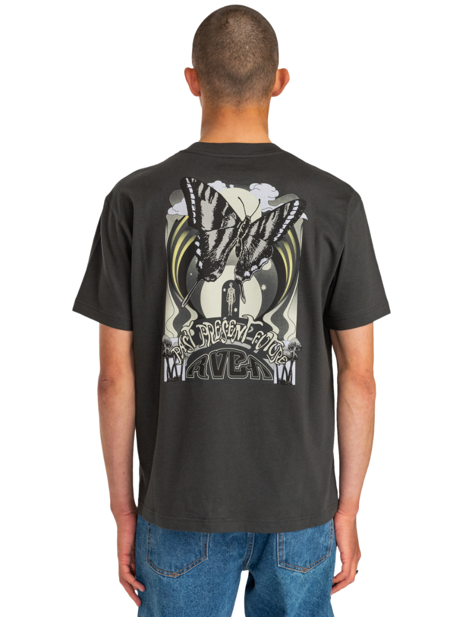 Camiseta RVCA Fly High - Preto Pirata