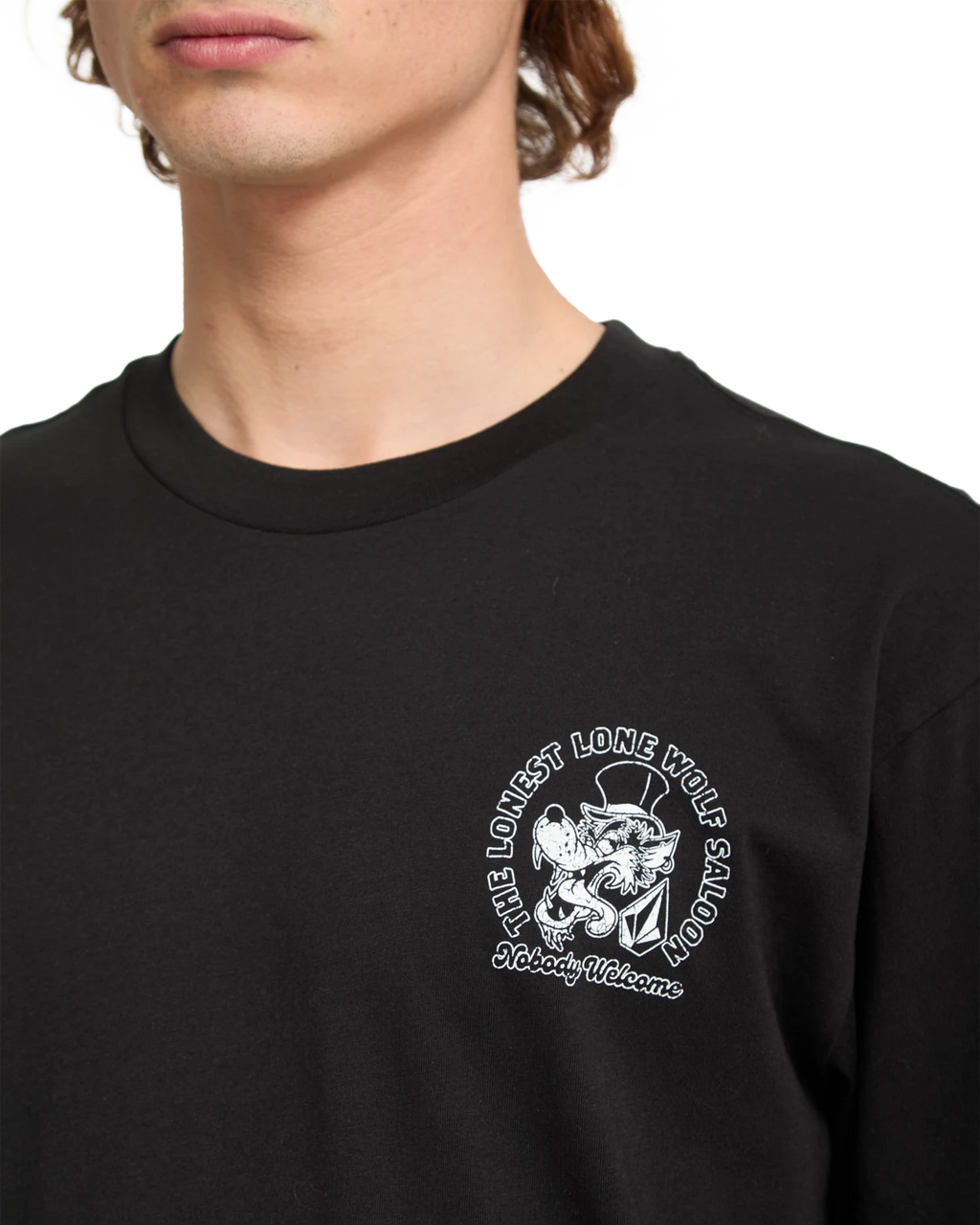 Volcom Solo Wolf camiseta manga corta hombre detail 2 | BLACK