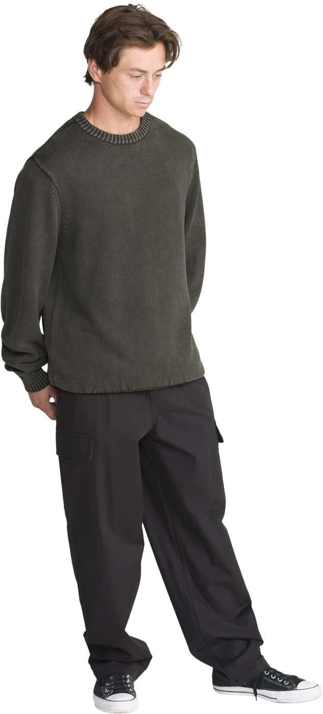 Volcom BLEACHED CREW SWEATER jersey hombre detail 2 | Climbing Ivy