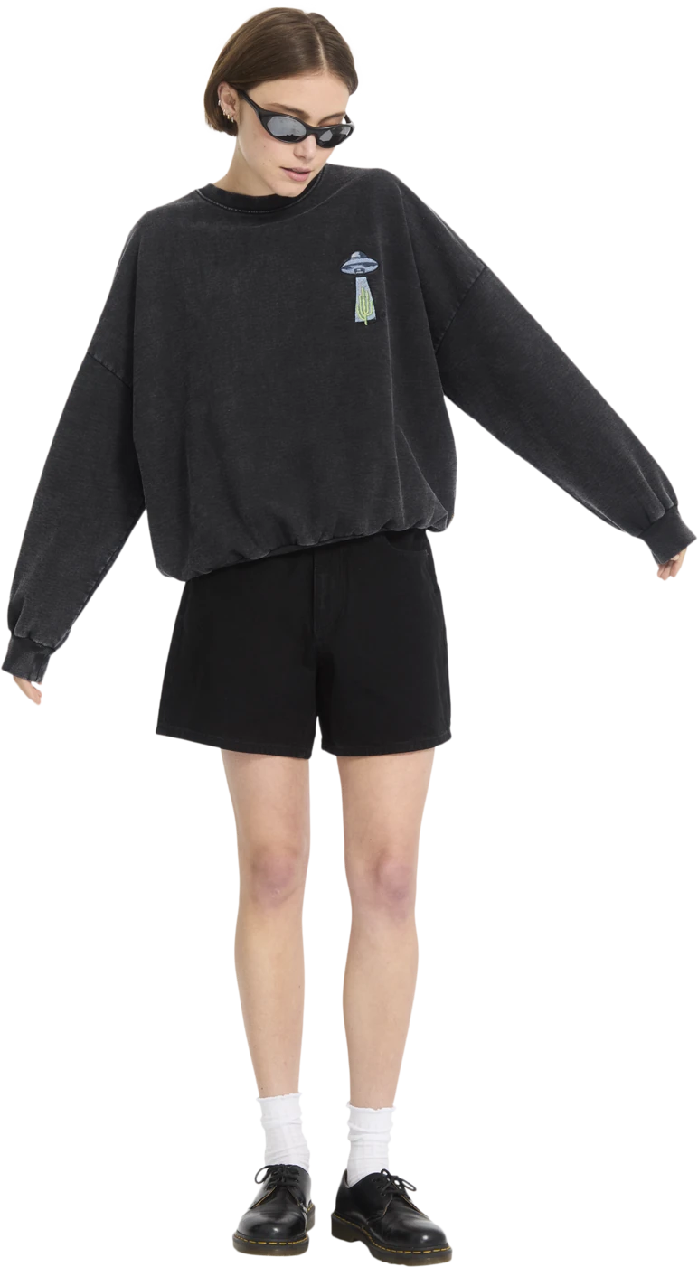 Volcom FA MICKEY MASON CREW sudadera mujer detail 5 | Vintage Black