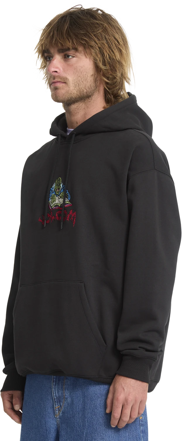 Volcom FA JJ Villard sudadera con capucha hombre detail 6 | Black