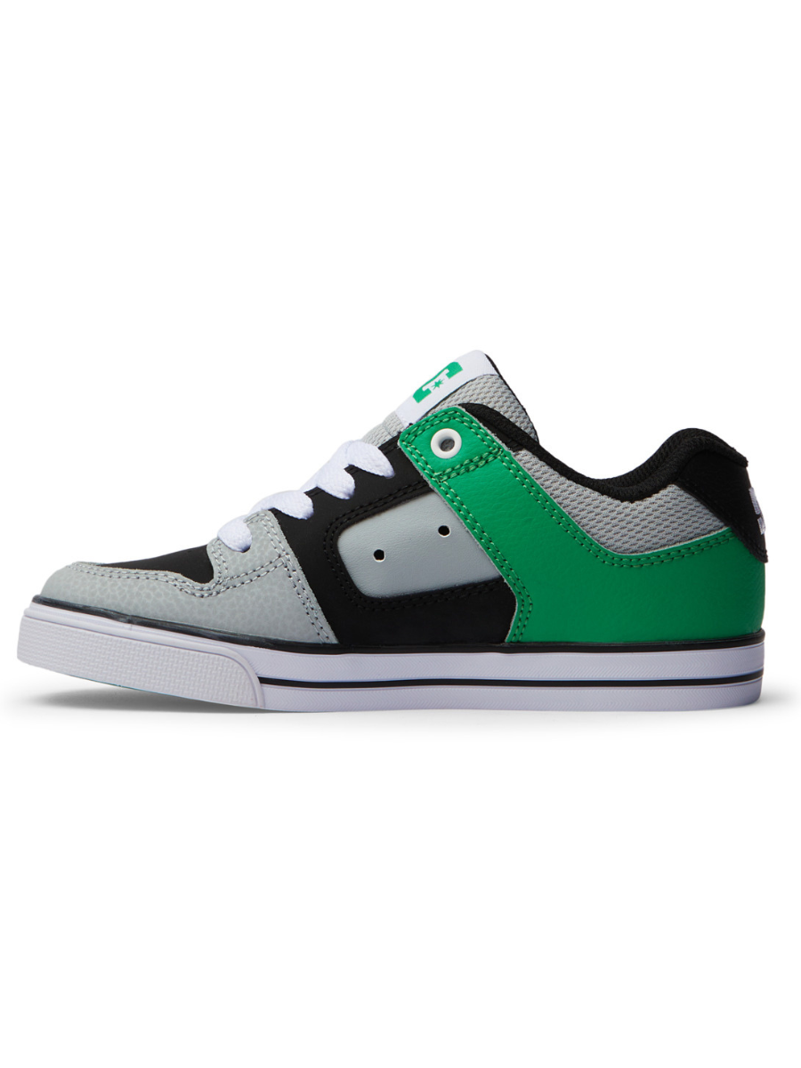 DC Shoes Youth Pure Skateschuhe – Schwarz/Kelly Green