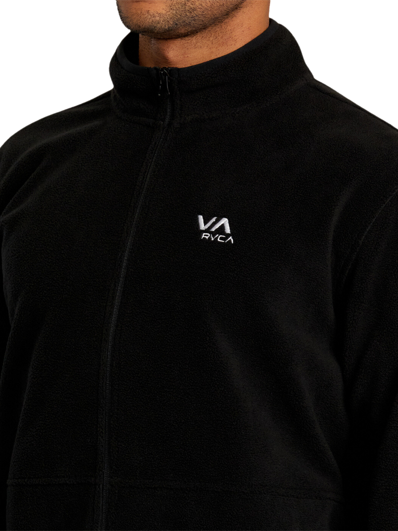 Forro Polar Rvca VA Essential - Black | Best selling products | Stock Roba | Sudaderas con cremallera | Todas las sudaderas | surfdevils.com