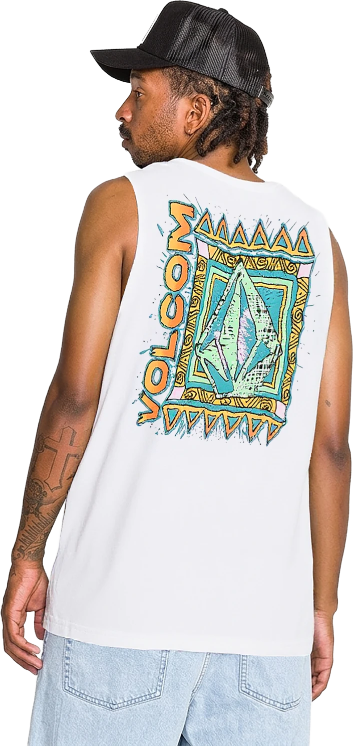 Volcom Bodie Tank Top t-shirt hombre detail 1 | WHITE