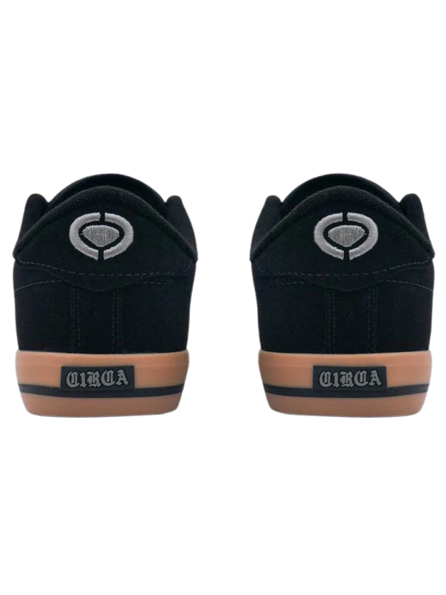 Chaussures de skate Circa AL 50 - Nubuck synthétique noir/gomme