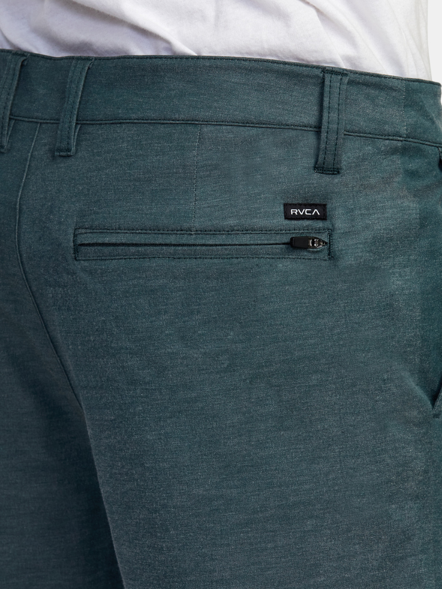 Rvca Back In Hybrid Shorts – Jägergrün