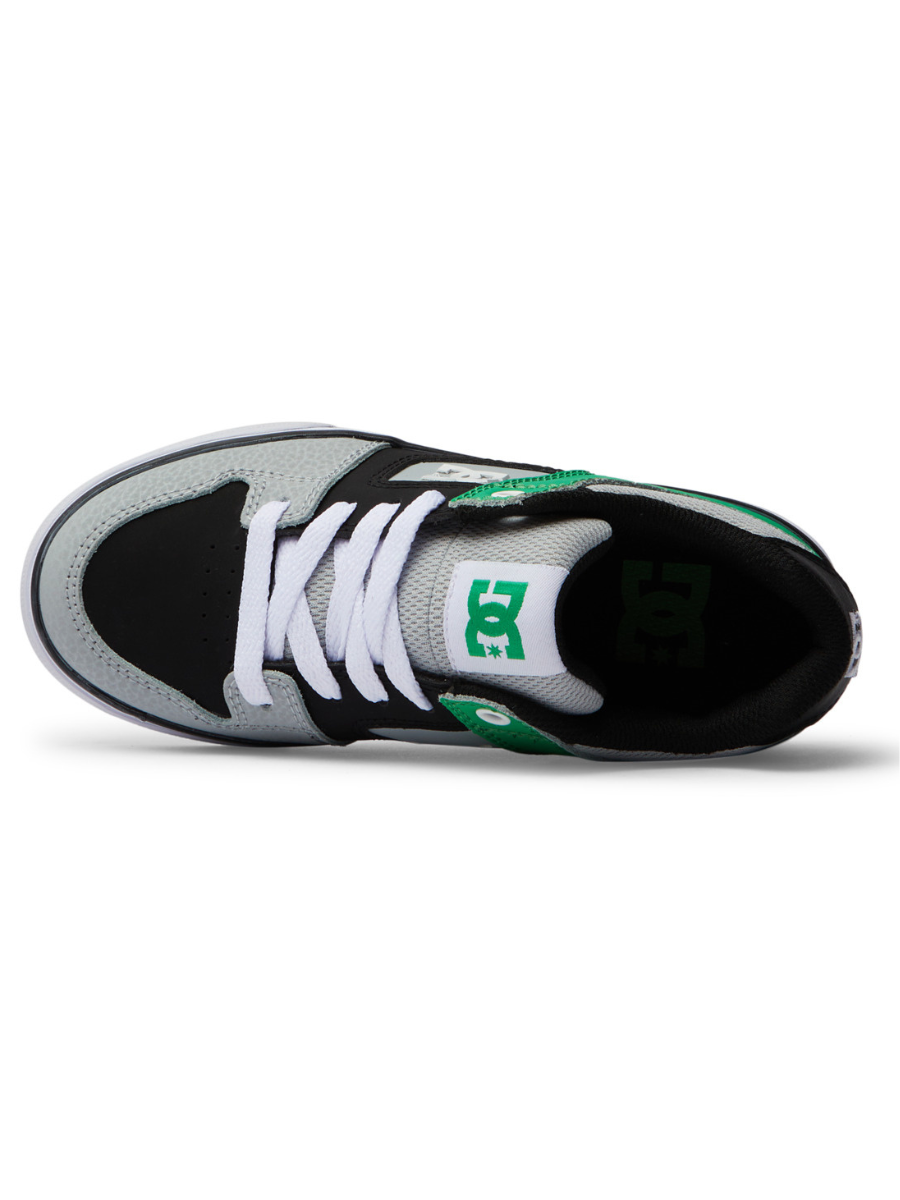 DC Shoes Youth Pure Skateschuhe – Schwarz/Kelly Green