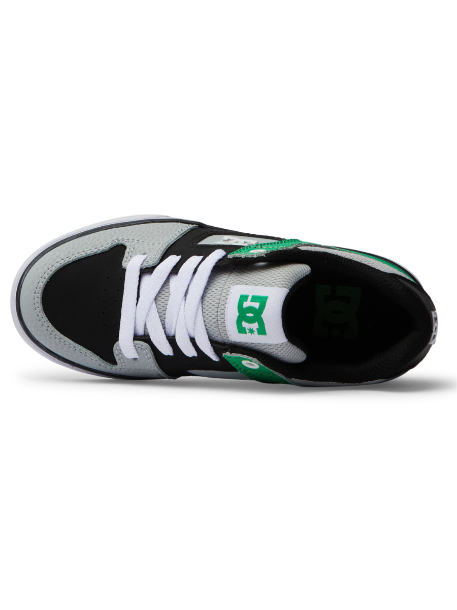 Zapatillas Skate DC Shoes Youth Pure - Black/Kelly Green | chaussons garçon | chaussures pour enfants | Collection_Zalando | Nouveaux produits | Produits les plus récents | Produits les plus vendus | surfdevils.com